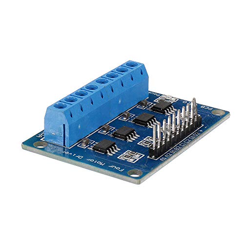 xingxing Módulo de unidad de 10 unidades 4 canales HG7881 Chip H-bridge DC 2.5-12V Motor paso a paso controlador placa PCB 4 vías 2 fases módulo de unidad módulo de unidad