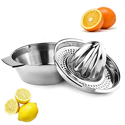 YAVO-EU Exprimidor Manual de limón Acero Inoxidable Prensa de cítricos Naranja Squeezer Lemon Uso Doméstico