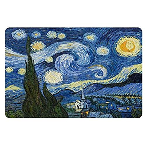 Yaxinduobao Welcome Felpudo,Vincent Van Gogh Painting Durable Home Indoor/Outdoor Floor Mat Felpudos 40cm*60cm