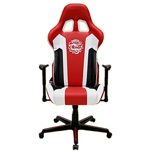 YzDnF Silla de Videojuegos Silla de Oficina Juegos Silla con Respaldo Alto Estilo de Carreras de Alta Volver Racing Estilo Ejecutivo Computer Gaming con reposabrazos Ajustable e inclinación Funtion