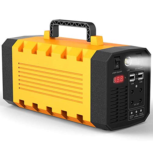 500 W Generador Solar Portátil, batería de Litio Recargable de 288 WH / 90000 mAh con Salidas duales de CA de 220 V, UPS eléctrico Solar para CPAP/Drone de Emergencia/Camping