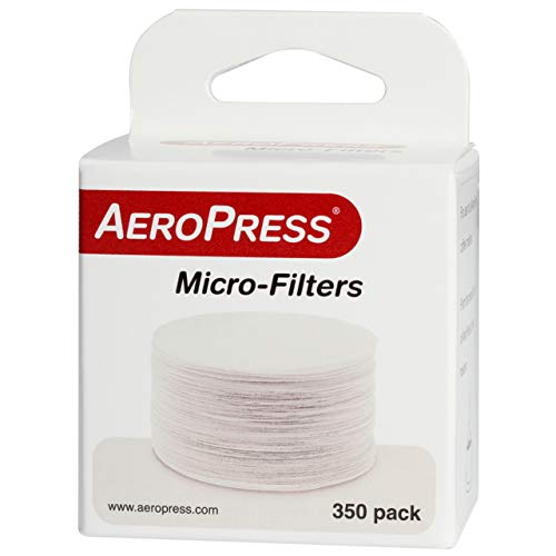 Aerobie AP002 Filtros de café desechables para Aeropress, Paper, blanco