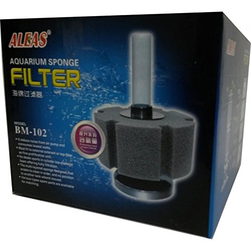 aleas Filtro Biologico de Esponja Jeneca BM102 para Gambarios Acuarios cria Alevines