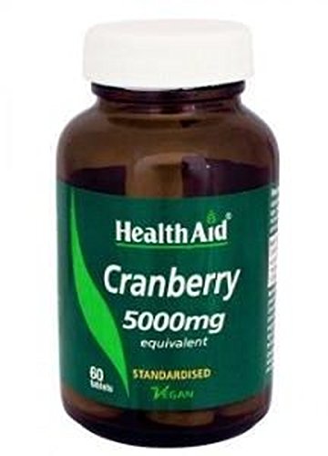 Arándano Rojo (Cranberry) 60 comprimidos de 5000 mg de Health Aid