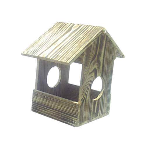 ART-YJ Nidos para pájaros Pajarera Amistoso De La Naturaleza Madera Casa Bird Hotel Hecho A Mano Villa for Mascotas Multifuncional Anidamiento De Aves Silvestres (Color : 18×18×28cm)