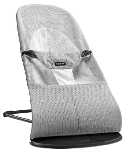 BabyBjörn Balance soft - Hamaca, Plata/Blanco