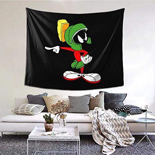 baowen Marvin Martian Tapiz Impreso en 3D para habitación, decoración para Exteriores, Tapiz para Colgar en la Pared, 60 51 Pulgadas