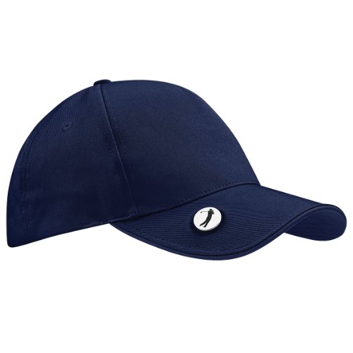 Beechfield - Gorra/Visera simbolo/logo golf - Verano/Piscina (Talla Única/Azul marino)