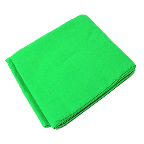 BeMatik - Fondo de tela de 180x300 cm de color cromakey verde