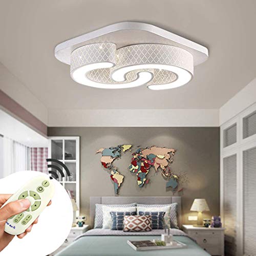 BFYLIN 64W Lámpara de techo led Regulable de sala de estar luz de cocina lámpara de techo de lámpara de techo habitación ahorro de energía lámpara de techo cocina (C-64W Regulable)