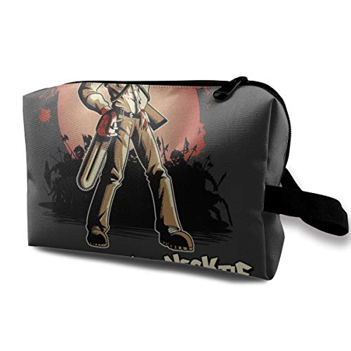 Bolsa de maquillaje para cosméticos Evil Dead Klaatu Barada Nikto, multifunción, kit de viaje bolsa de almacenamiento