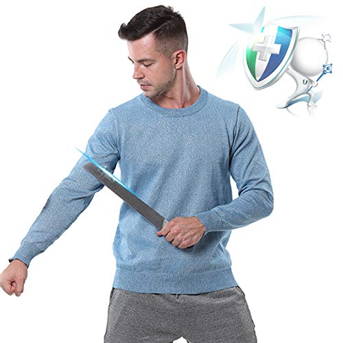 Camisa Resistente a Cortes de Nivel 5, Chaleco Cómodo y Transpirable Resistente a Cuchillos para Exteriores, Guardaespaldas, Entrenamiento, Evita Objetos Afilados,XL