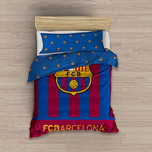 Carbotex Funda NÓRDICA 2 Piezas FC Barcelona Escudo CENTRADO (90)