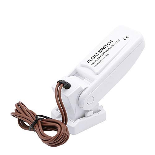 Carrfan 12V 1100GPH Bomba de Achique Automática para Barcos Interruptor de Flotador Interruptores de Sentina Sensor de Flujo para Bomba de Agua Eléctrica