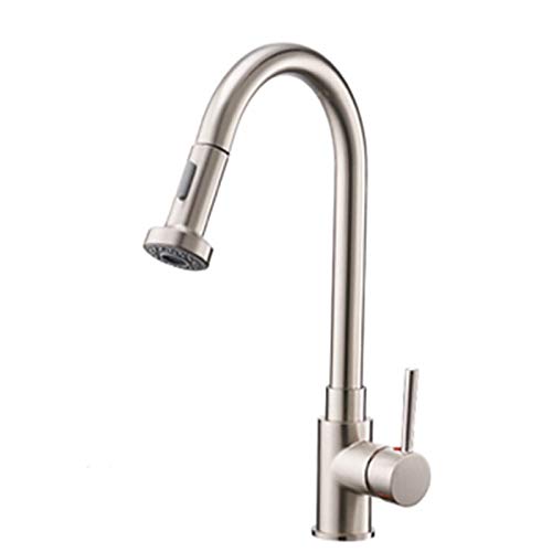 Cascada Alta presión turística montado solamente fría Tire de grifo de la cocina Moderno (Surface Finishing : Brass)