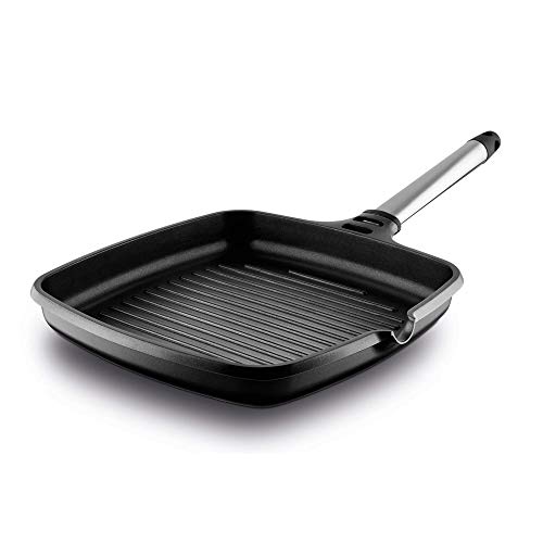 Castey - Grill Inducción 22 cm Mango Inox