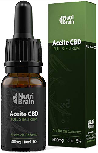 CBD | Aceite de cáñamo 5% (500mg) | Full Spectrum | Fórmula 100% natural | Espectro Completo