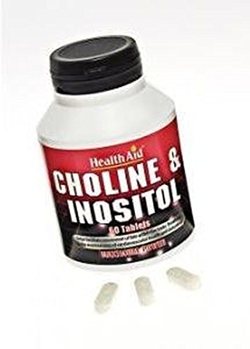 Colina y Inositol 60 comprimidos de 250 mg de Health Aid