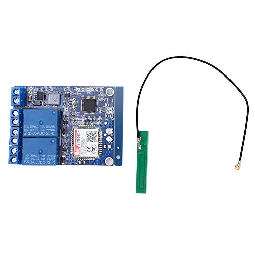 Controlador SMS de 2 canales GSM Módulo de semiconductor de interruptor de control remoto inteligente para teléfono móvil para el hogar inteligente Riego de tierras de cultivo Invernadero Sala