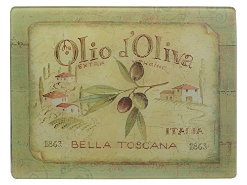 Creative Tops Olio d Oliva - Glass Work Top Saver - Chopping Board