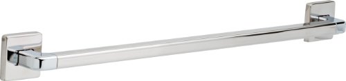 Delta 41924 moderno angular ADA decorativo 24 in.x 1.25 in.Grab Bar, cromo