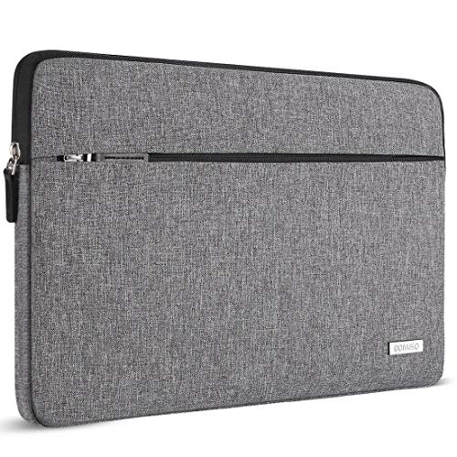 DOMISO 15.6 Pulgada Funda Ordenador Portátil Impermeable Protectora Bolsa para 15.6" Lenovo Yoga 720 IdeaPad S510 ThinkPad E575 T580/Lenovo Flex 4 5/ASUS ROG Zephyrus S GX531/HP 15,Gris