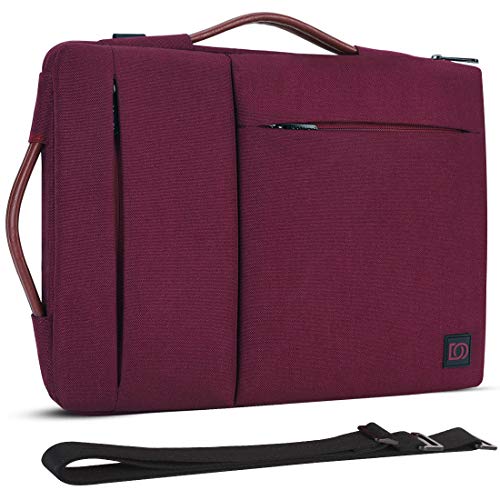 DOMISO Funda impermeable para portátil de 15,6 pulgadas, para Lenovo Yoga 720, IdeaPad S510, ThinkPad E575, T580, Lenovo Flex 4 5, ASUS ROG Zephyrus S GX531, HP 15, color fucsia