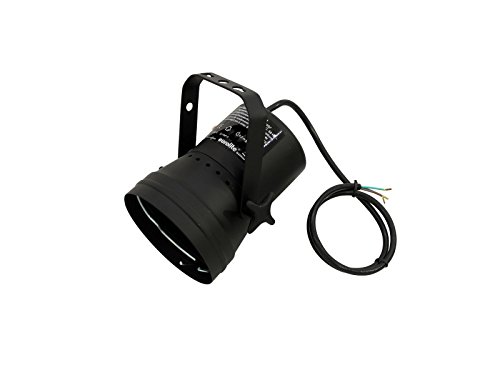 Eurolite T-36 - Foco led pinspot con cable, color negro