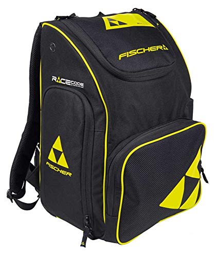 FISCHER Mochila unisex para adultos, negro/amarillo, 70 L, 70 litros