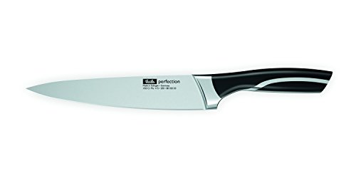 Fissler Perfection - Cuchillo (Negro/Plateado, Acero Inoxidable)