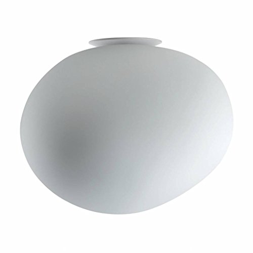 Foscarini GREGG lámpara de pared, media E27, 150 W, blanco