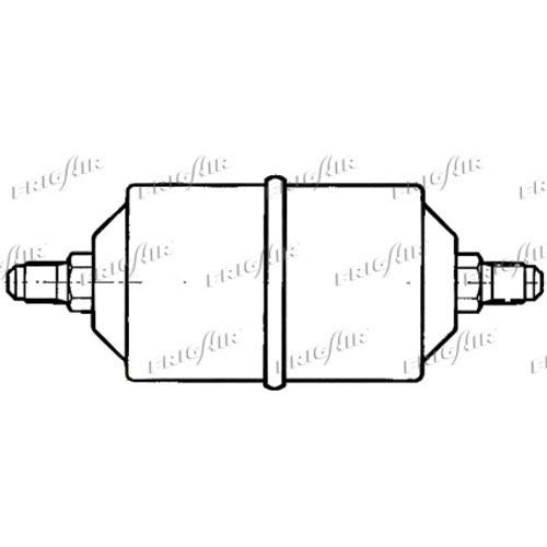 Frigair 137.21001 - Secador Std Danfess, DML163, 3/8", 167 x 76 mm