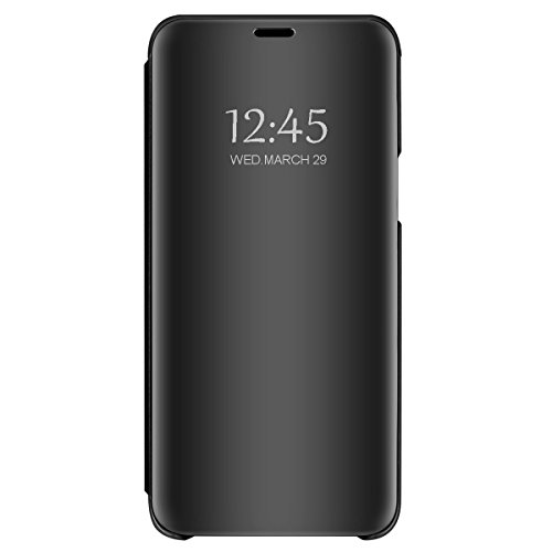 Funda Compatible con OnePlus 5T,Flip Espejo Case,Mirror Funda Hard Caso Protectora Stand Anti-Arañazos Case (OnePlus 5T, 6)