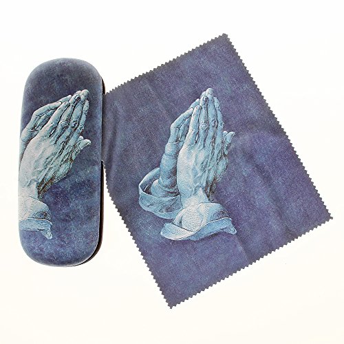 'Funda de gafas Set Alberto Durero"rezando manos con terciopelo tapizado