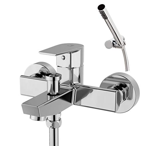 Galindo Aroha 4603000 Grifo baño - ducha, Monomando Cromo con Accesorios de Ducha