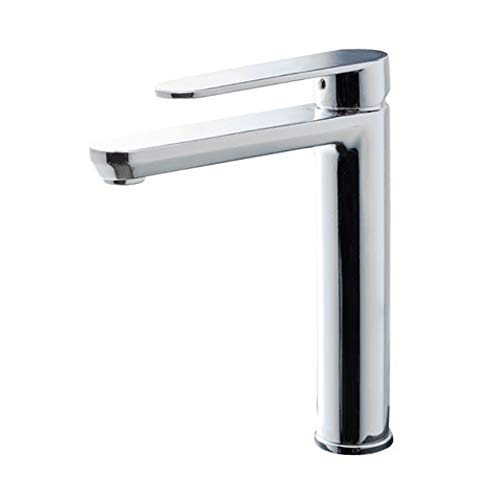 Galindo Nine 4624500 Grifo de Lavabo alto Monomando con desagüe Semiautomático Plata Cromado