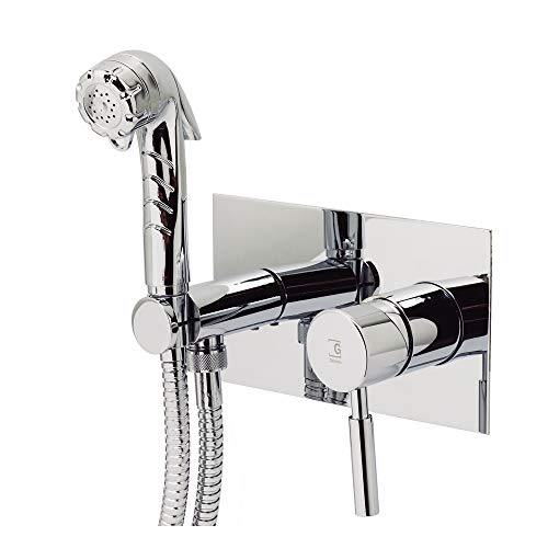 Galindo Theo City 8647500 Grifo de Bidet Monomando con ducha,  accesorios de ducha, cromo