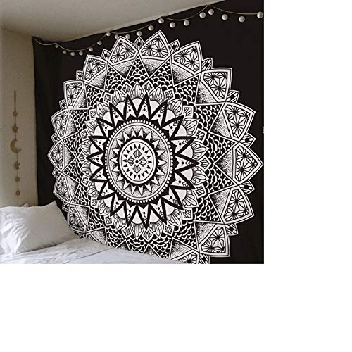 Ghoody Chic Bohemia Mandala Floral Tapiz para Colgar en la Pared Decoración de Pared Moda Tribu Estilo Tapicería