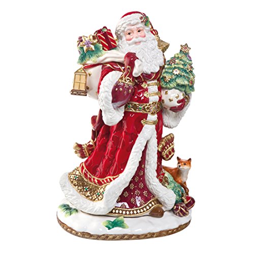 Goebel Santa con Regalos, Navidad, Figuras, decoración, Porcelana, 48 cm, 51000411