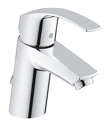 Grohe 33188002 Mezclador de Lavabo de Una Palanca, Cromo (Chrome), S