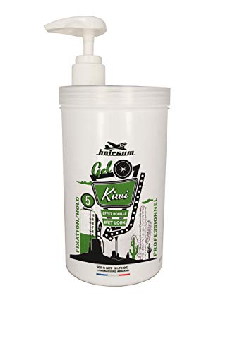 Hairgum Kiwi Fixing Gel, For a Wet Look 900G