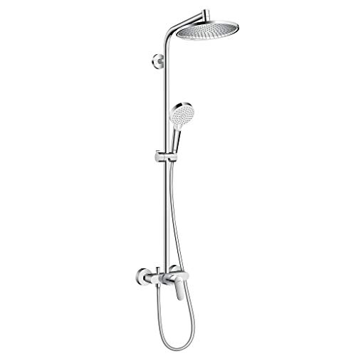 Hansgrohe 27269000 Crometta S 240 columna de ducha, 2 tipos de chorro, cromo