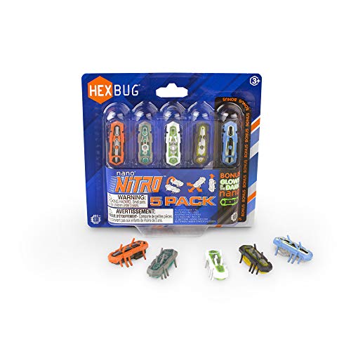 Hexbug - Nano Nitro 5 unidades , color/modelo surtido