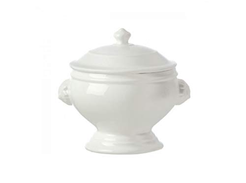 La Caja de Regalo de Porcelana quimera de León Fuente sopera, Blanco, 22 cm