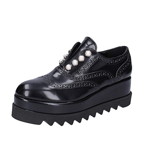 LA FORMICA Zapatos Elegantes Mujer Cuero sintético Negro 40 EU