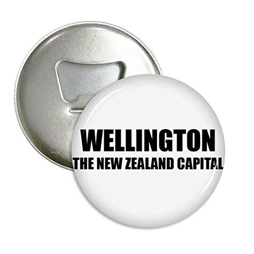 La nueva Zelandia Wellington Capital redondo abridor de botellas nevera Imán Pins Badge botón regalo 3pcs