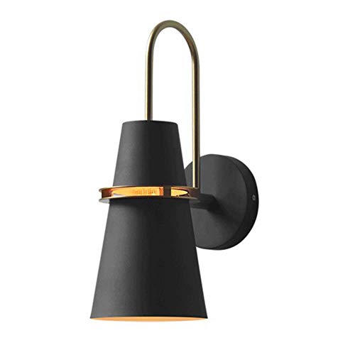 Lámpara de pared Nordic Macaron Horn,aplique de noche para dormitorio,iluminación de pared de fondo de TV para sala de estar,accesorio para pasillo de restaurante de hotel,portalámparas estándar E27