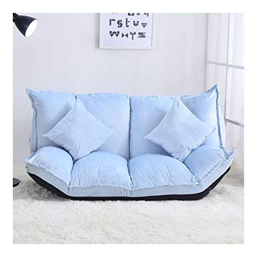 Lazy Couch / sofá, plegable doble Sofá cama Silla Suelo japonesa con el amortiguador for Ver la TV o juegos Sillas plegables de lectura del dormitorio Balcón Ocio Sofá cama plegable ( Color : C )