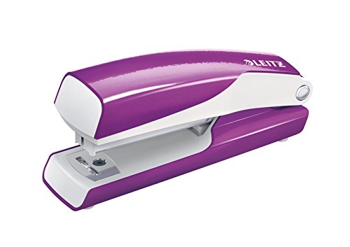 Leitz NeXXt WOW 55281062 Mini - Grapadora de metal (10 hojas de capacidad), color violeta