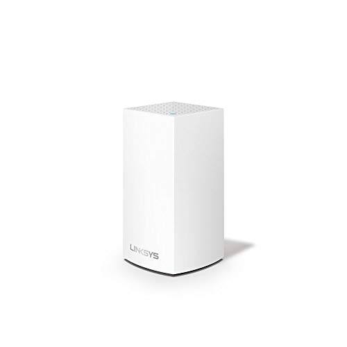 Linksys VLP0101 - Sistema Velop WiFi mesh para todo el hogar (router/extensor WiFi AC1200, sin interrupciones, controles parentales, hasta 140 m², paquete de 1 nodo, color blanco)